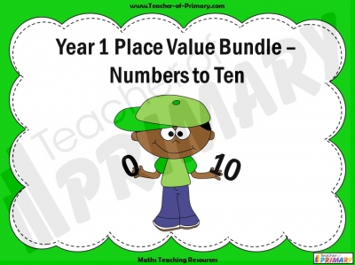 Year 1 Place Value Bundle - Numbers to Ten